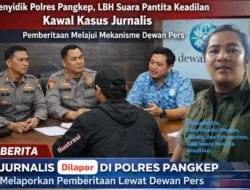 LBH Suara Panrita Keadilan Kawal Kasus Jurnalis, Polres Pangkep Arahkan Pelapor Melalui Mekanisme Dewan Pers
