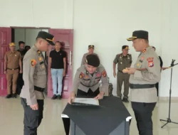 KAPOLDA RIAU TEGASKAN KOMITMEN BERANTAS NARKOBA, KAPOLRES ROHIL LANTIK KAPOLSEK PANIPAHAN YANG BARU
