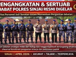 Kapolres Sinjai Pimpin Upacara Pengangkatan dan Serah Terima Jabatan Pamen dan Pama.
