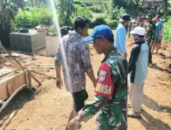 Tidak Mengenal Hari Libur, TNI dan Warga Girimarto Kebut Pembangunan Jembatan Penghubung Tiga Wilayah