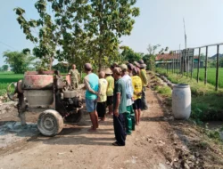 Sebelum Bekerja Satgas TMMD 128 Melaksanakan Apel Pagi Dan Senam