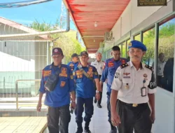 Tingkatkan Keamanan dan Kesiapsiagaan, Lapas Tembilahan Cek APAR Bersama Damkar Inhil