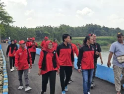 Fraksi PDI Perjuangan DPRD Lamongan Lakukan Mitigasi Kemarau Ekstrem 2026, Tinjau Waduk Prijetan dan Galakkan Penghijauan. 