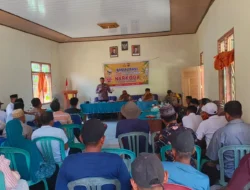 Polsek Kemuning Gelar Sosialisasi Pencegahan Penyalahgunaan Narkoba di Desa Air Balui