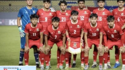 Timnas Indonesia U-17 Hajar Timor Leste 4-0, Garuda Muda Tampil Superior di Laga Pembuka.