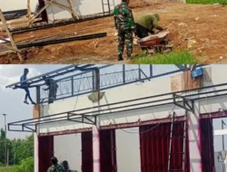 Babinsa Koramil Nguntoronadi Kawal Pembangunan KDKMP Desa Gebang