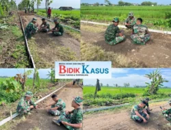 Pengobat Rasa Rindu Anggota Satgas TMMD Reg Ke-128 Sragen. 