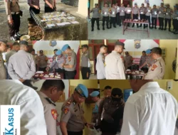 Perkuat Kedisiplinan, Sipropam Polres Siak Gelar Gaktibplin dan Cek Urine di Polsek Kerinci Kanan dan Lubuk Dalam
