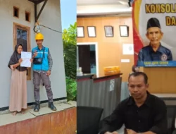 Bendahara Umum Jayagati Banten Bantu Ibu Endah Samsiyah Pasang Listrik PLN
