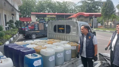 Satreskrim Polresta Barelang Ungkap Penyalahgunaan BBM Bersubsidi Jenis Pertalite di Kota Batam