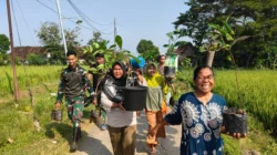 Saat Tangan Emak-Emak dan Prajurit Bersatu Menghijaukan Desa