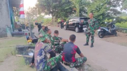 Peluh dan Tawa Menyatu di Lokasi TMMD Kodim Sragen