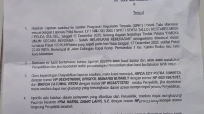 Kapolsek Tallo Enggan Ditemui Awak Media Saat Ingin Di Konfirmasi Langsung.