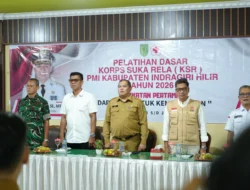 Bupati Herman Dorong Lahirnya Relawan PMI Tangguh Hadapi Bencana di Inhil