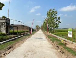 Jalan Betonisasi Anggota satgas TMMD Siap Diresmikan Pangdam IV Diponegoro