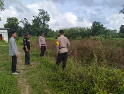 Dukung Ketahanan Pangan, Polsek Tembilahan Hulu Tinjau Kesiapan Lahan Jagung Kuartal II