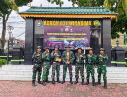 Kodim 0314/Inhil Raih Juara I Lomba Simulasi Pemadam Kebakaran Tingkat Korem 031/WB