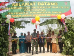 TMMD Ditutup, Semangat Gotong Royong TNI dan Warga Bangun Desa Kian Menguat