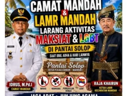 CAMAT DAN LAMR MANDAH LARANG AKTIVITAS MAKSIAT & LGBT DI PANTAI SOLOP SAAT IDUL ADHA