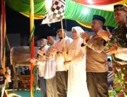 Semarak Malam Takbiran dan Semangat Qurban, Wabup Inhil Yuliantini Lepas Pawai Idul Adha 1447 H