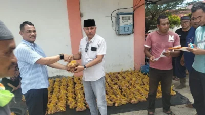 Dinas PUPR Rohil Melaksanakan Pemotongan Kurban Hari Raya Iduladha 1447 Hijriah.