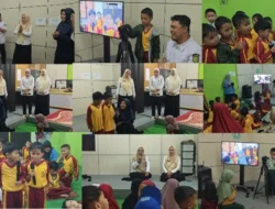 Ceria dan Penuh Semangat, Murid TK ABA Belajar Dunia Broadcasting di Diskominfops Inhil