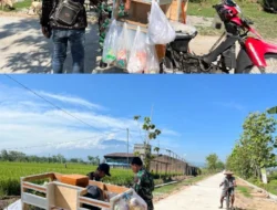 Pedagang Sayur Nikmati Hasil Pembangunan Jalan TMMD