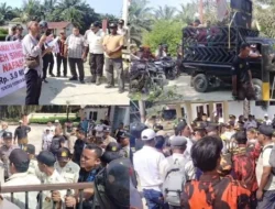 Masyarakat Demo Tuntut Hak Kepada PT Nafasindo. Prof.Sutan Nasomal SH.MH Minta Porkofimda Aceh Singkil segera Pasilitasi Tuntutan Buruh