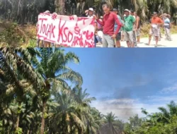 Masyarakat Desa Pondok Gelugur Tolak Pengelolaan Lahan oleh Perusahaan,Di Dampingi Mahasiswa Dan Tokoh Masyarakat