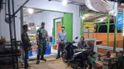 Patroli Malam Cipta Kondisi, Koramil 25/Paranggupito Bersama Linmas Pastikan Keamanan Wilayah Tetap Kondusif