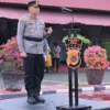 Kapolres Pidie Pimpin Sertijab Sejumlah Pejabat Utama dan Kapolsek Jajaran