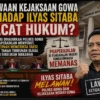 Sidang Praperadilan Ilyas Sitaba Melawan Polres Dan kesjaksan Gowa. Penyidik Tidak Mengakui Keterangan Saksi