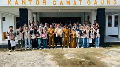 Sebanyak 37 Mahasiswa KKN UNISI Resmi Diterima Pemerintah Kecamatan Gaung