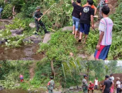 Gotong Royong Babinsa dan Warga Desa Candi, Wujud Nyata Kebersamaan dan Kepedulian Lingkungan