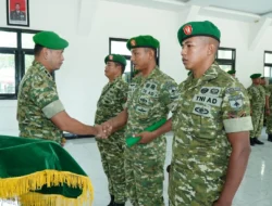 Kodim 0314/Inhil Gelar Korps Raport, Tiga Personel Resmi Pindah Satuan