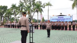 AKBP Sepuh Pimpin Kenaikan Pangkat 63 Personel Polres Siak